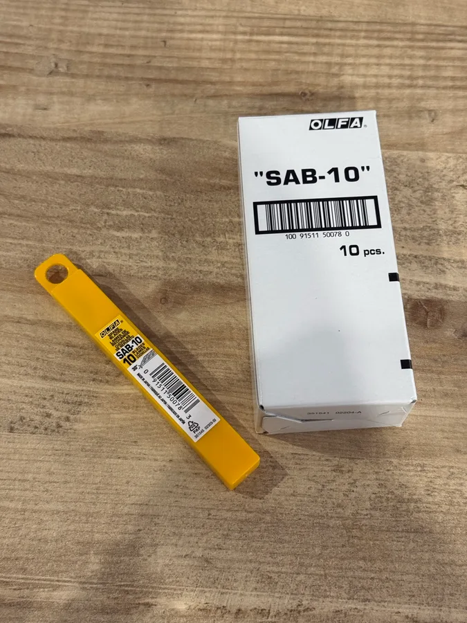 Леза Olfa SAB-10, 9mm  1