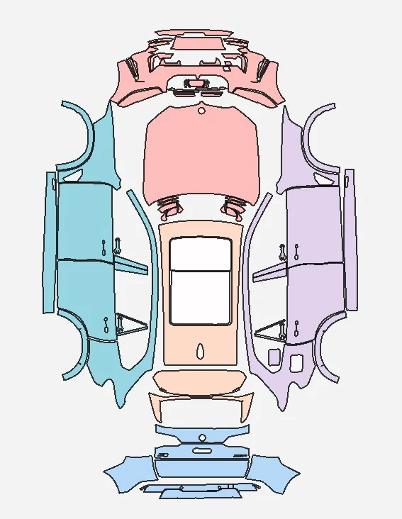 Vehicle pattern diagram